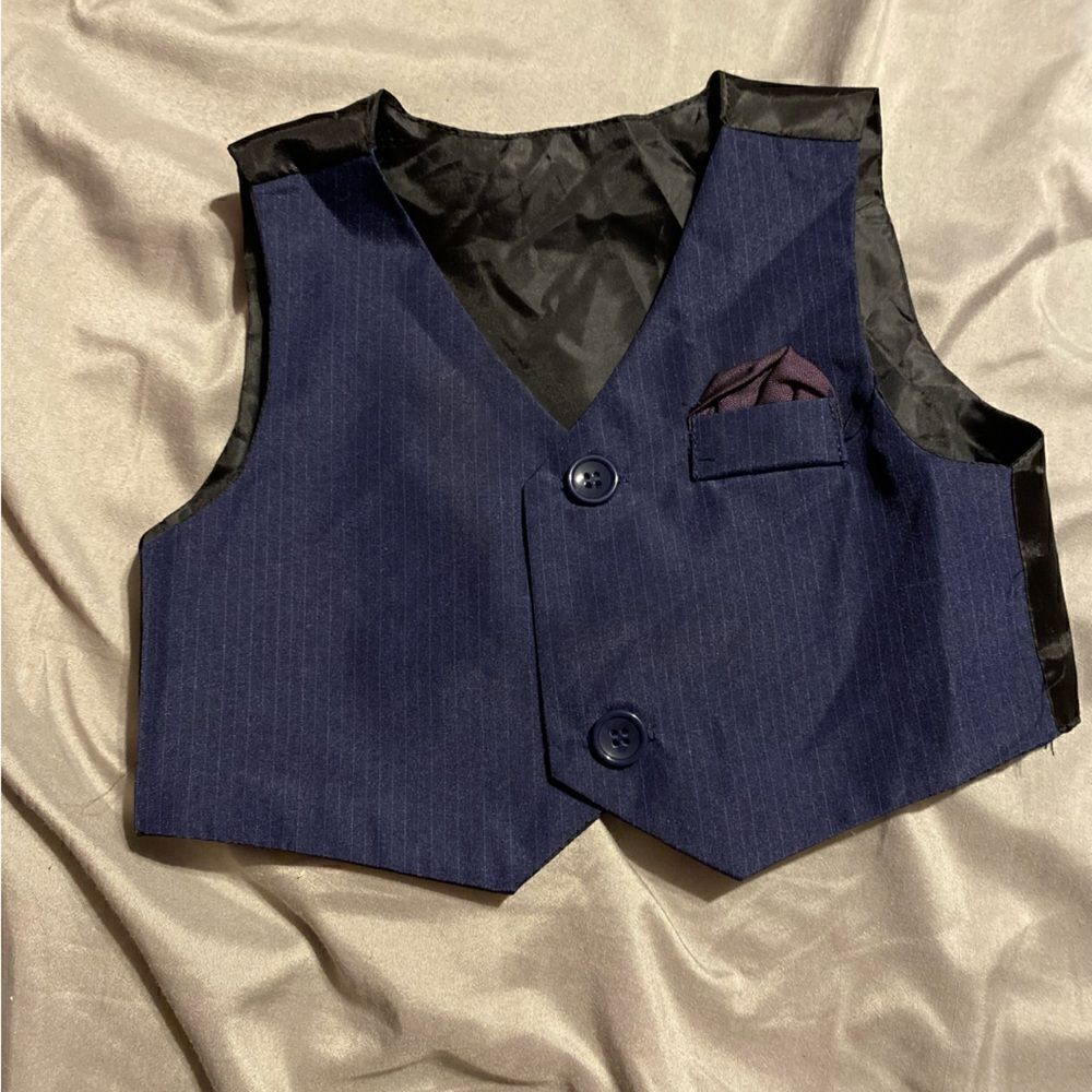 3-6 Month Boys Suit Vest